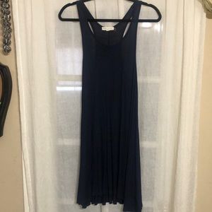 Navy Blue Racerback Dress